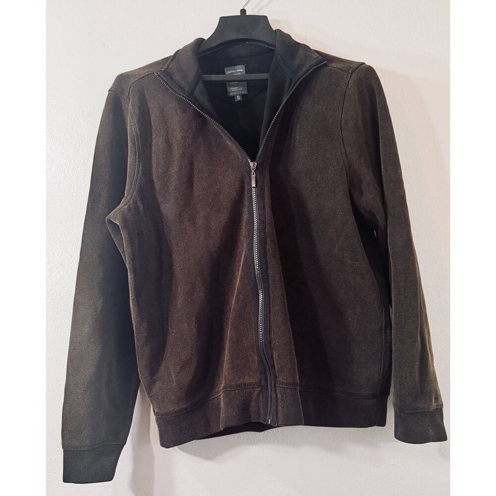 Cooper Jones Supply Mens Xl Full Zip Jacket Brown Casual View 2